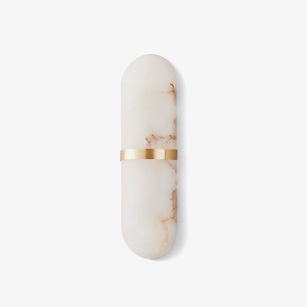 Alabaster Pill Wall Light, Hardwired Wall Sconce, detail 50