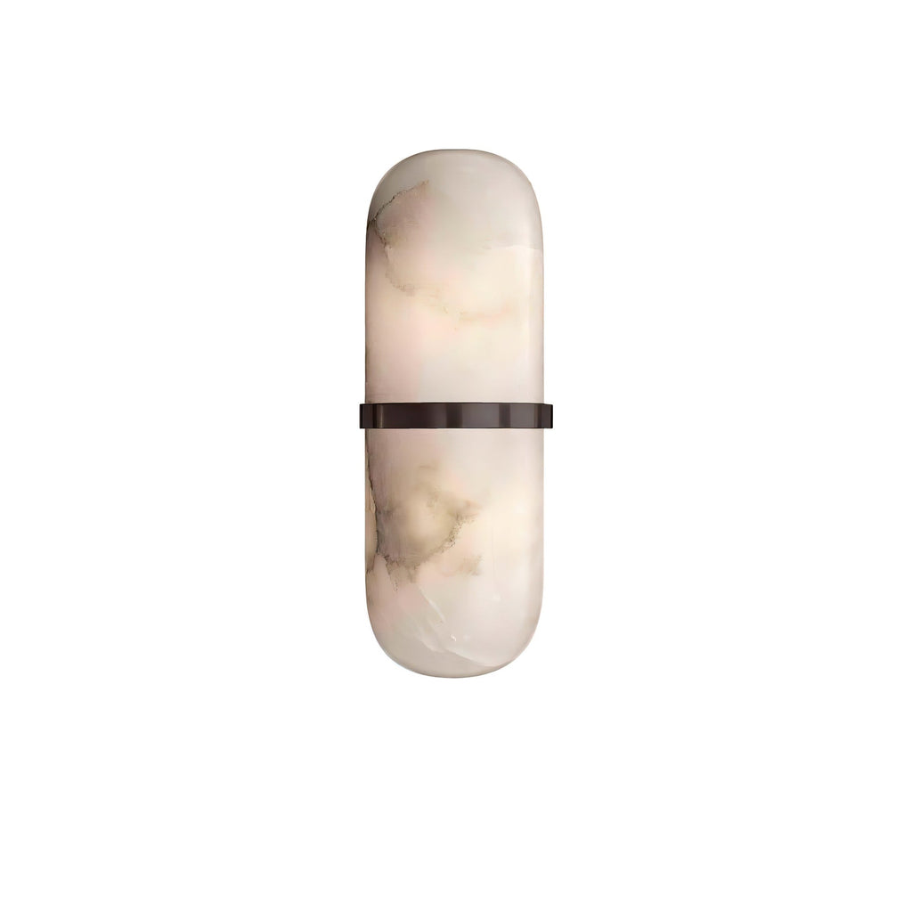 Alabaster Pill Wall Light, Hardwired Wall Sconce, detail 55