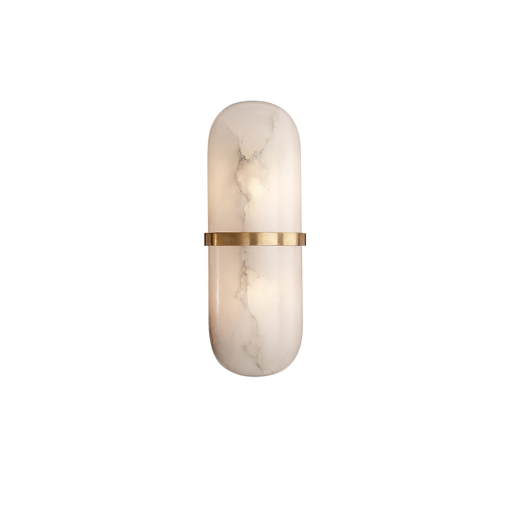 Alabaster Pill Wall Light, Hardwired Wall Sconce, detail 56