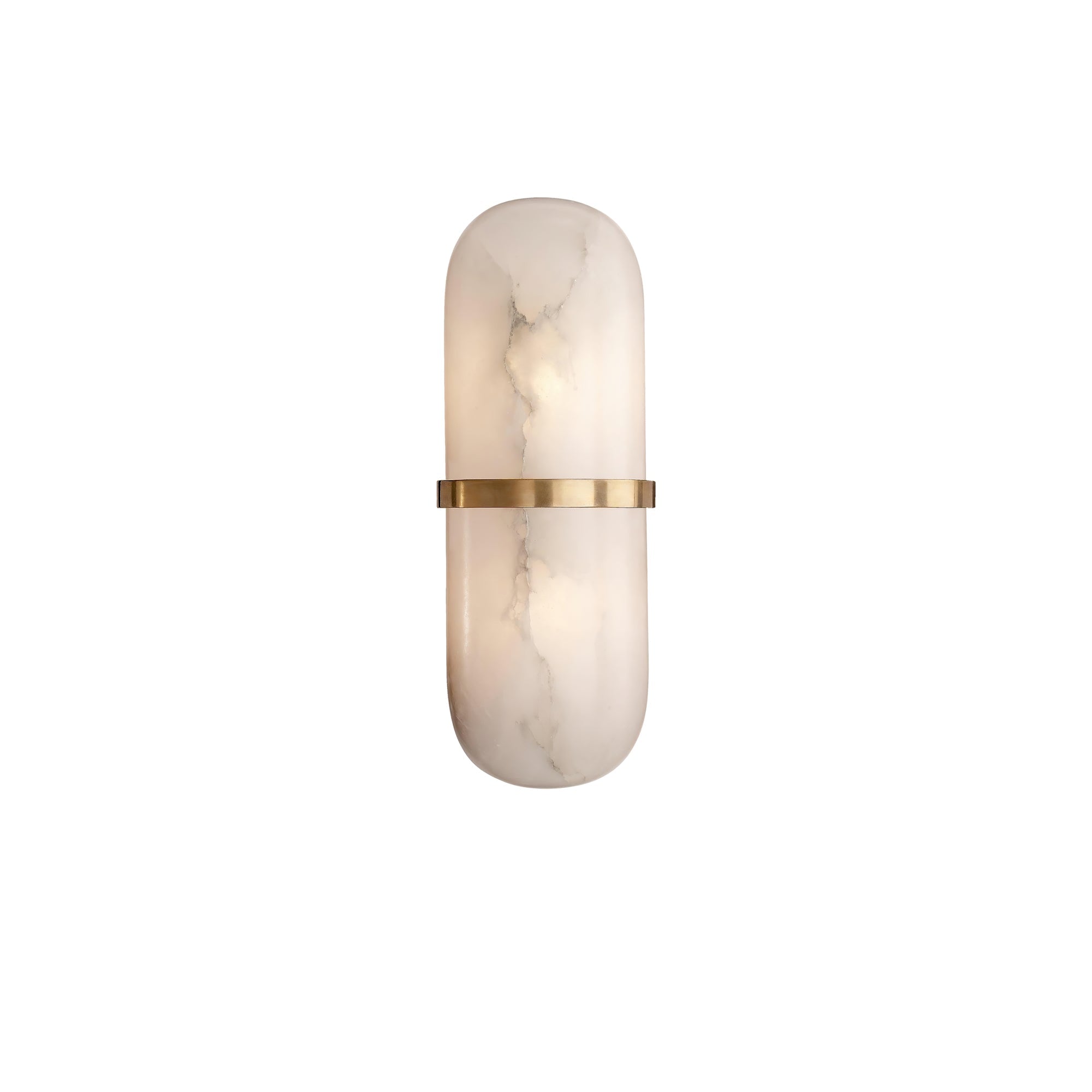 Alabaster Pill Wall Light, Hardwired Wall Sconce, detail 54