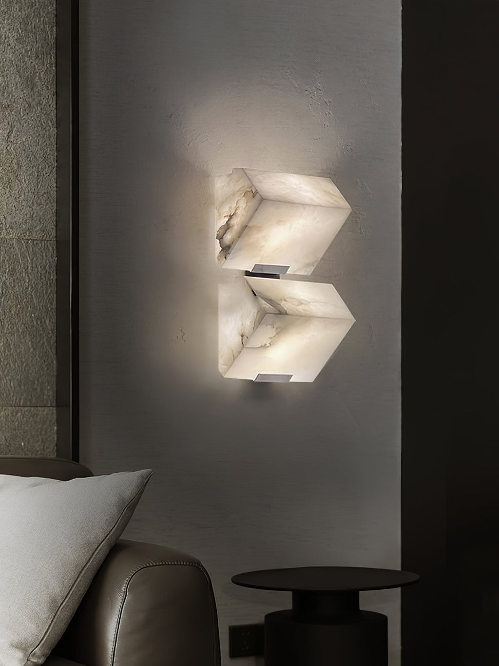 Alabaster Staircase Plug-In Wall Light, Plug-In Wall Sconce, detail 20
