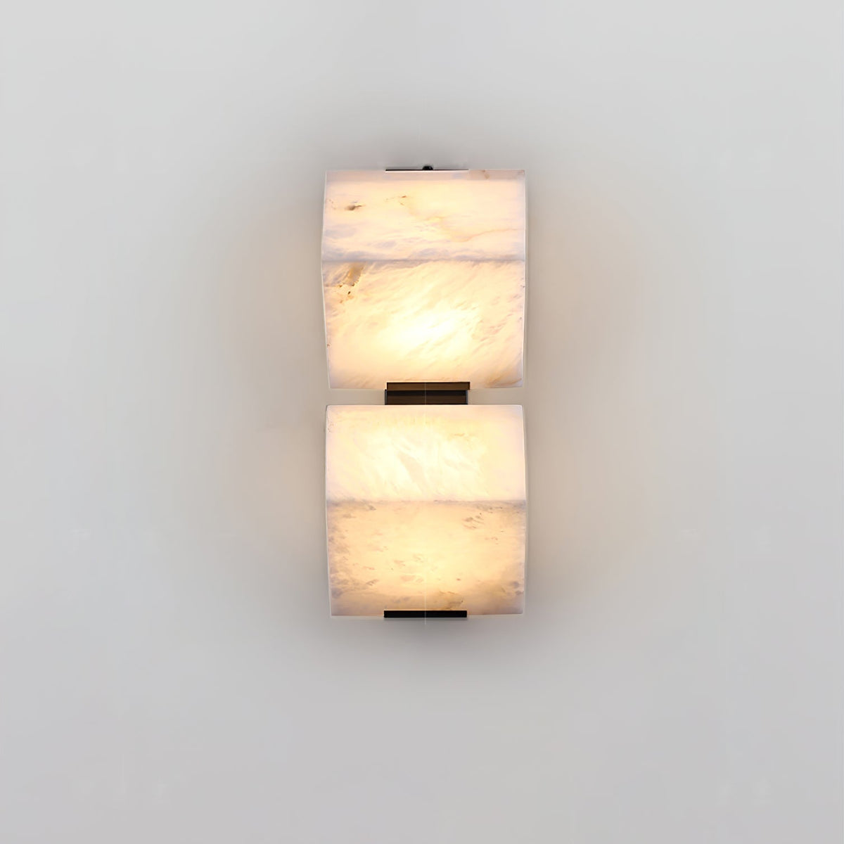 Alabaster Staircase Wall Light, Hardwired Wall Sconce, detail 7