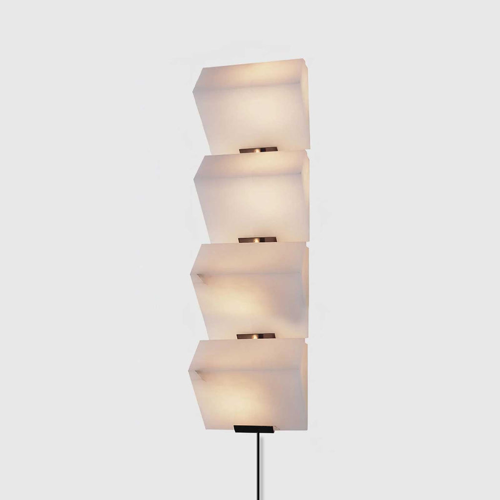 Alabaster Staircase Plug-In Wall Light, Plug-In Wall Sconce, detail 12