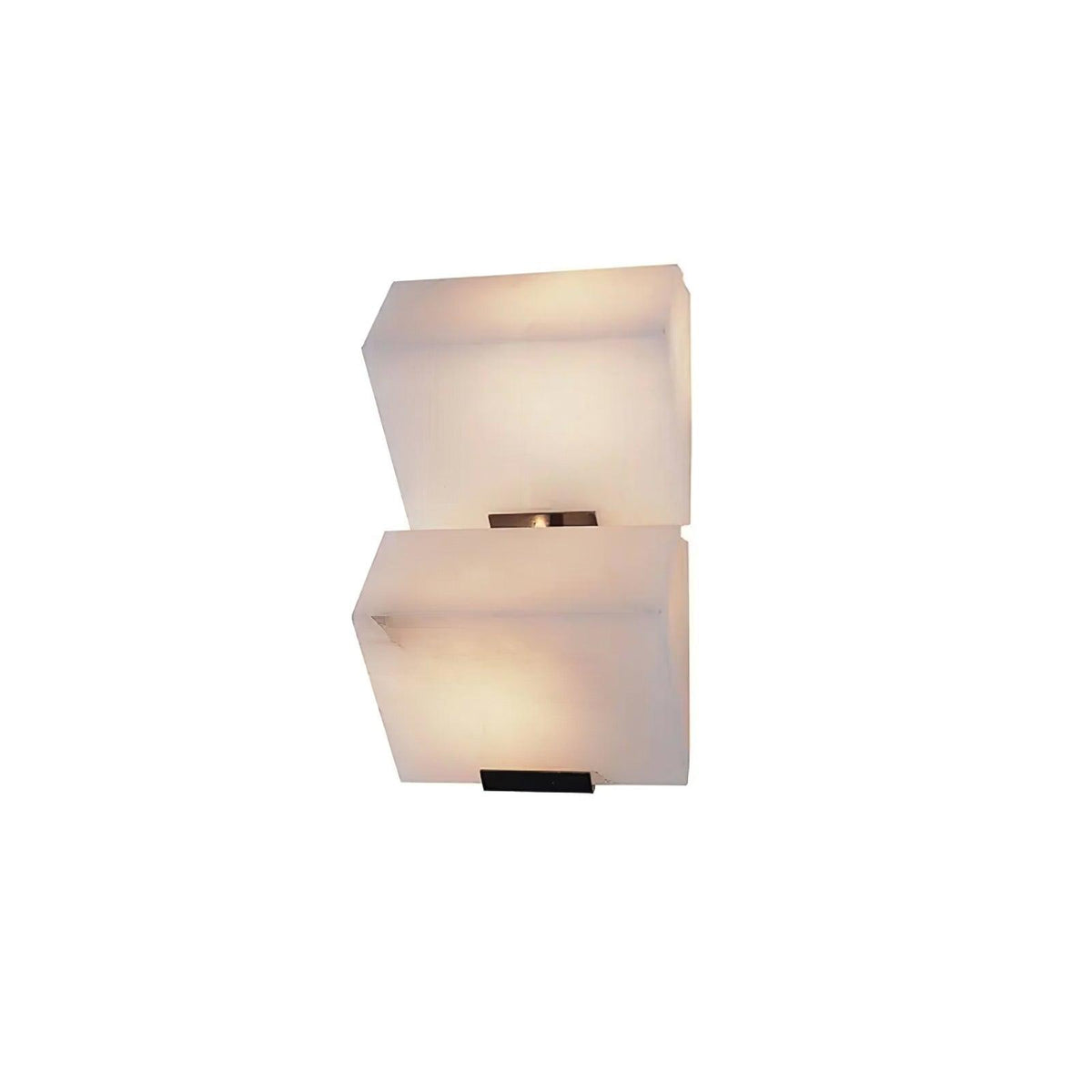 Alabaster Staircase Wall Light, Hardwired Wall Sconce, detail 17