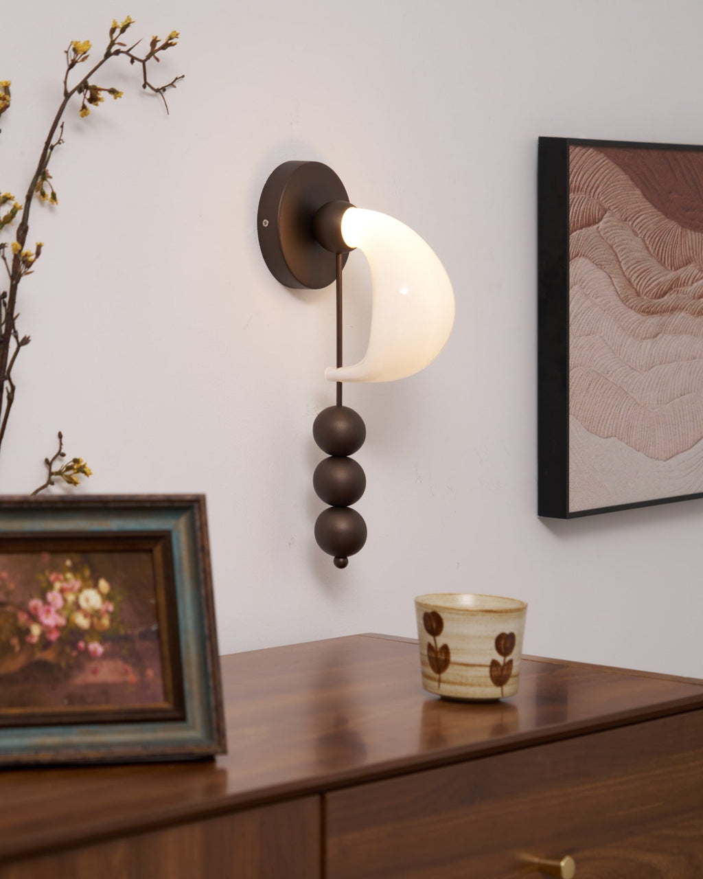 Alabris Wall Light, Hardwired Wall Sconce, detail 12