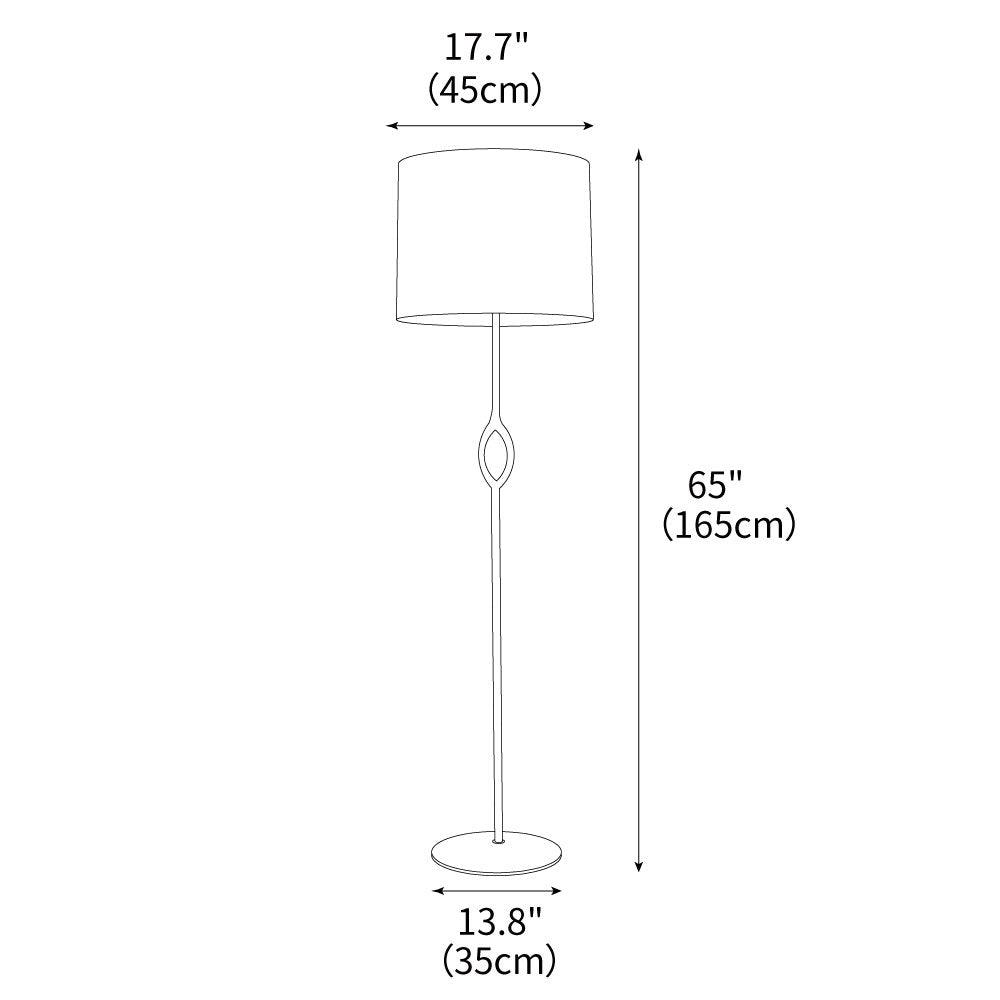 Alassis Floor Light 17.7", Floor Lamp, detail 3