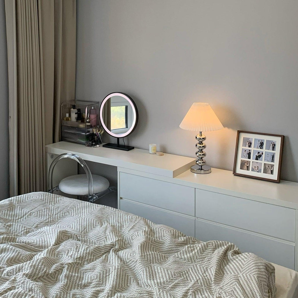 Aleisha Pleated Table Light, Bedside Table Lamp, detail 4