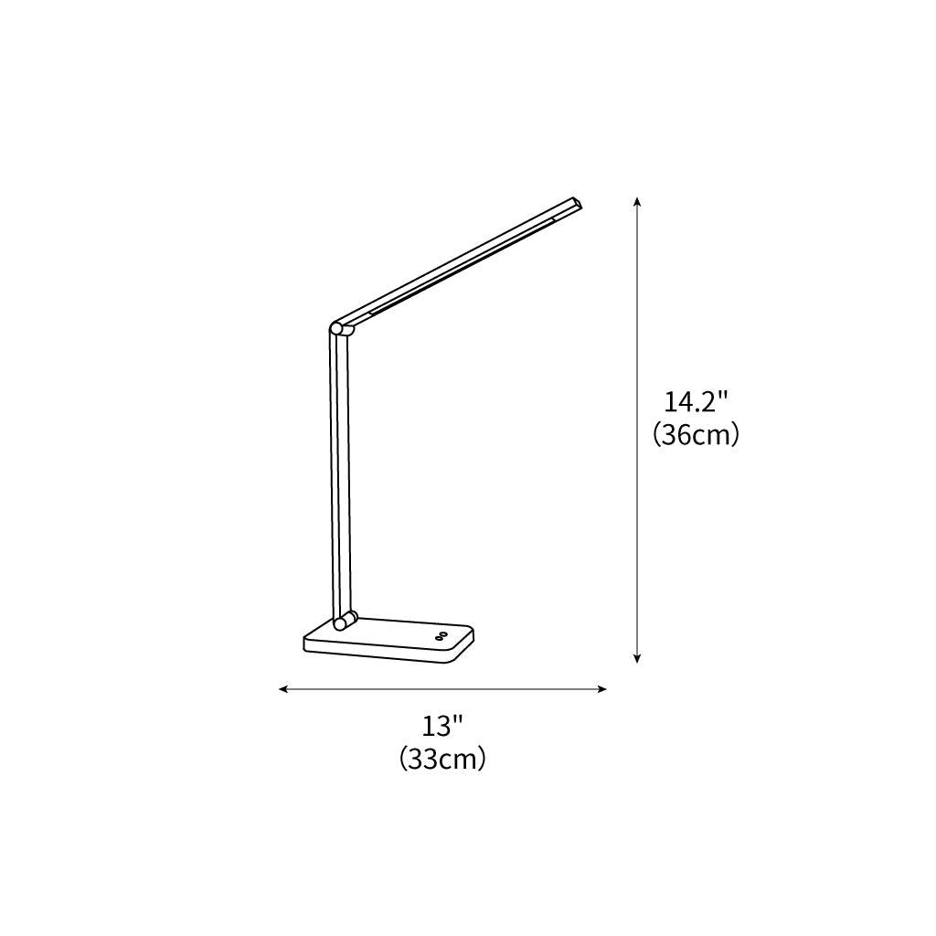 Aleris LED Desk Light with USB Built-in Battery 13", Bedside Table Lamp, detail 3