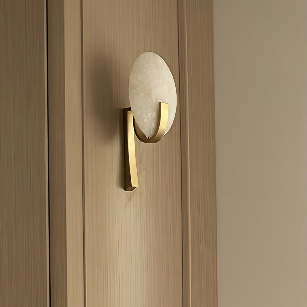 Alice Alabaster Wall Light, Hardwired Wall Sconce, detail 12