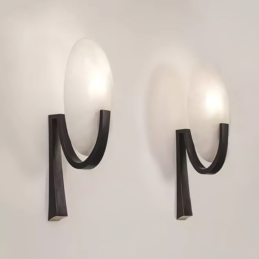 Alice Alabaster Plug-In Wall Light, Plug-In Wall Sconce, detail 27