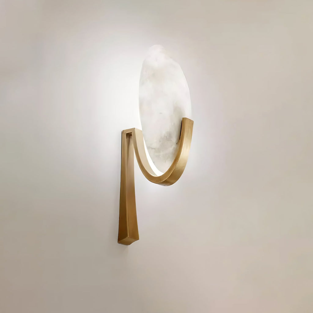 Alice Alabaster Wall Light, Hardwired Wall Sconce, detail 37