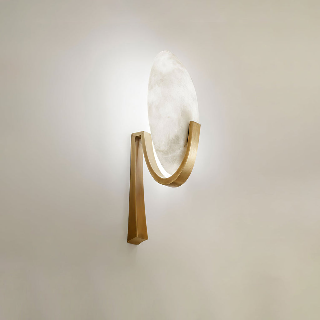 Alice Alabaster Wall Light, Hardwired Wall Sconce, detail 36