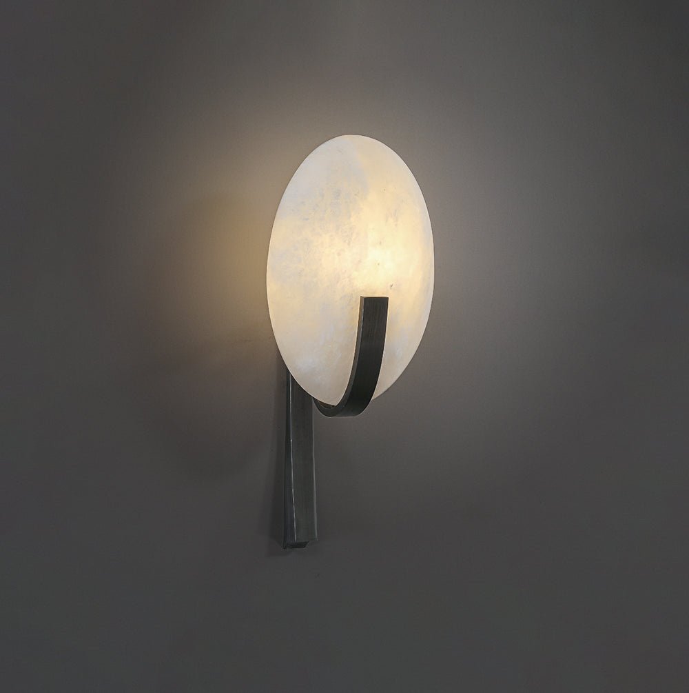 Alice Alabaster Wall Light, Hardwired Wall Sconce, detail 15