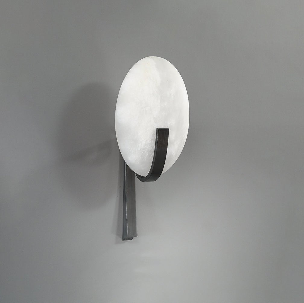 Alice Alabaster Plug-In Wall Light, Plug-In Wall Sconce, detail 20