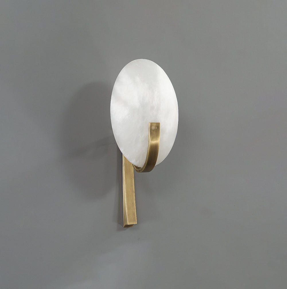 Alice Alabaster Wall Light, Hardwired Wall Sconce, detail 17