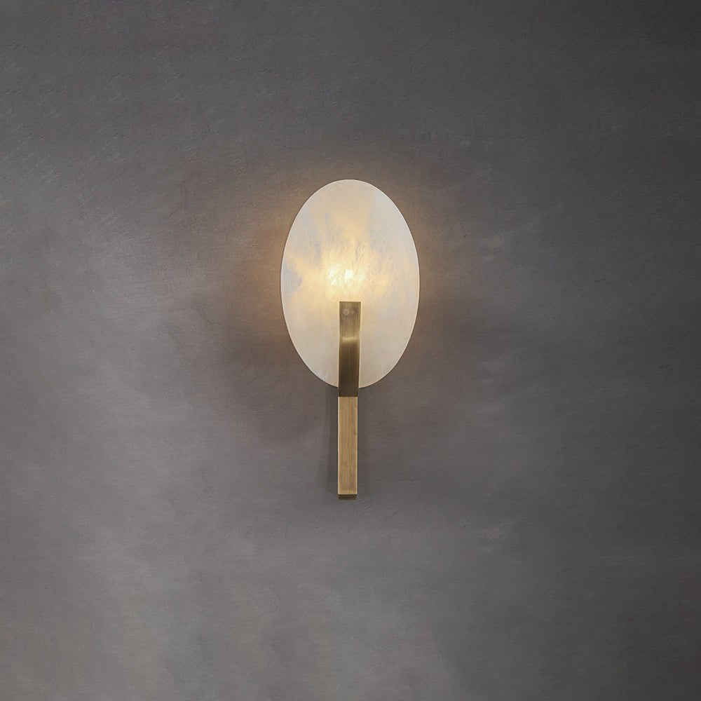 Alice Alabaster Wall Light, Hardwired Wall Sconce, detail 18