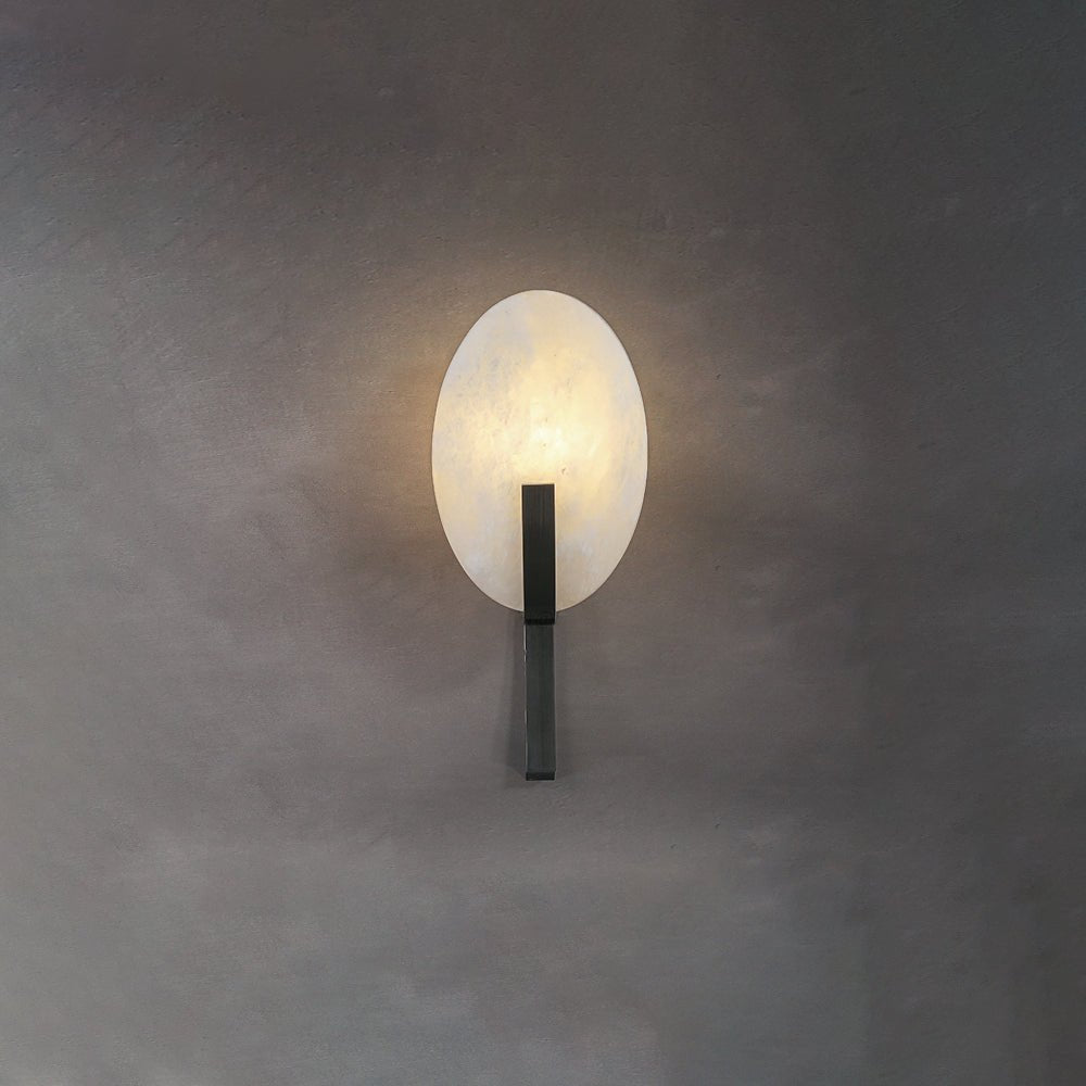 Alice Alabaster Wall Light, Hardwired Wall Sconce, detail 7
