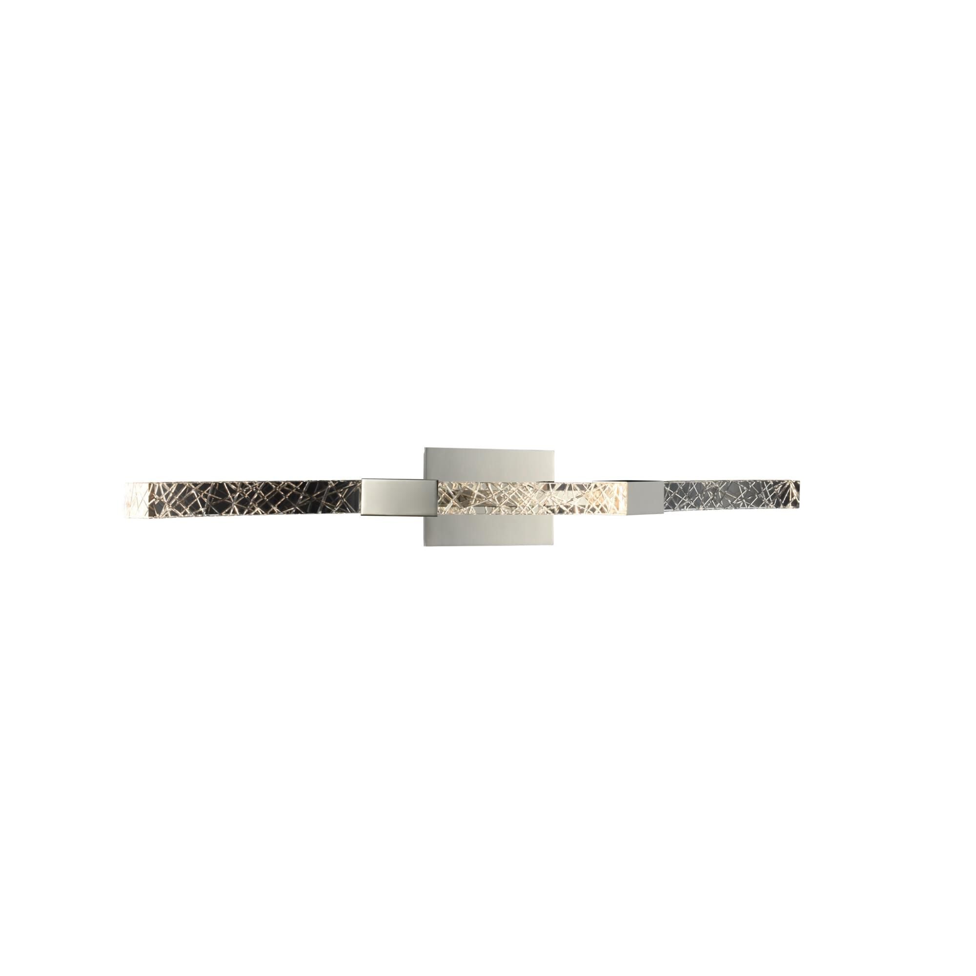 Athena 40 Inch 1 Light Led Bath Vanity Fixture, Bathroom Vanity Light, Height: 5.0 Inches