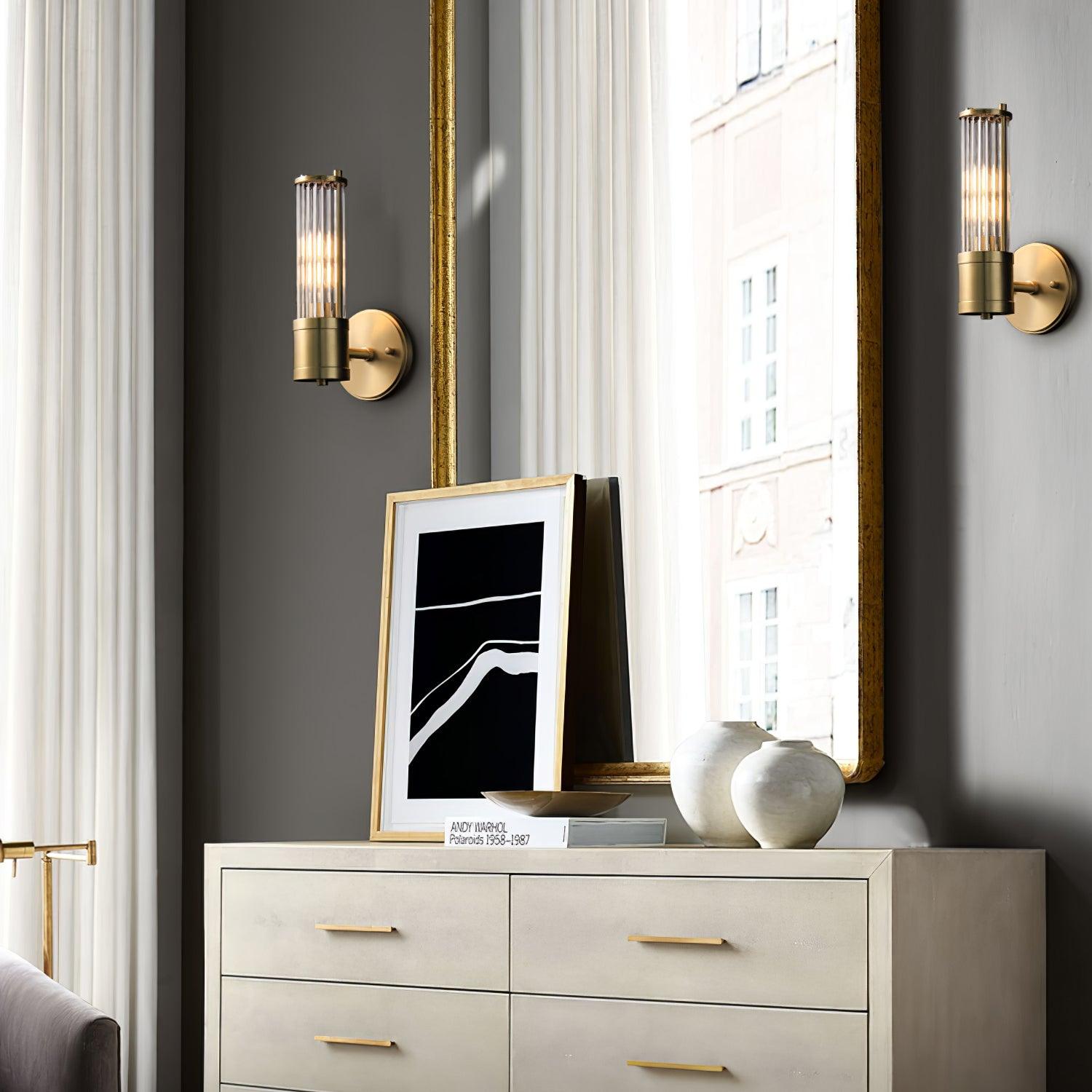 Celeste Cylinde Wall Light, Hardwired Wall Sconce, detail 2