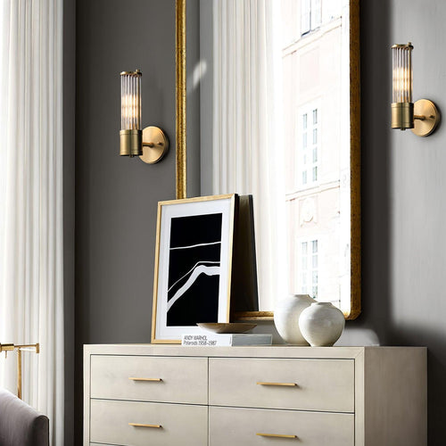 Celeste Cylinde Wall Light, Hardwired Wall Sconce, detail 2