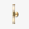 Celeste Cylinde Wall Light, Hardwired Wall Sconce, Brass, Dia 12 cm x H 45 cm
