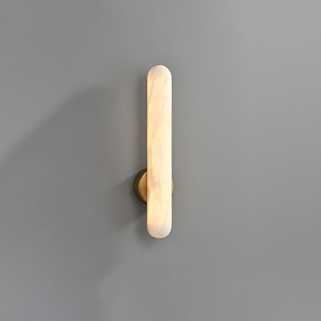 Alunari Alabaster Wall Light, Hardwired Wall Sconce, detail 6