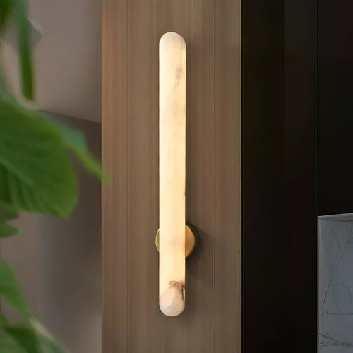 Alunari Alabaster Wall Light, Hardwired Wall Sconce, detail 2