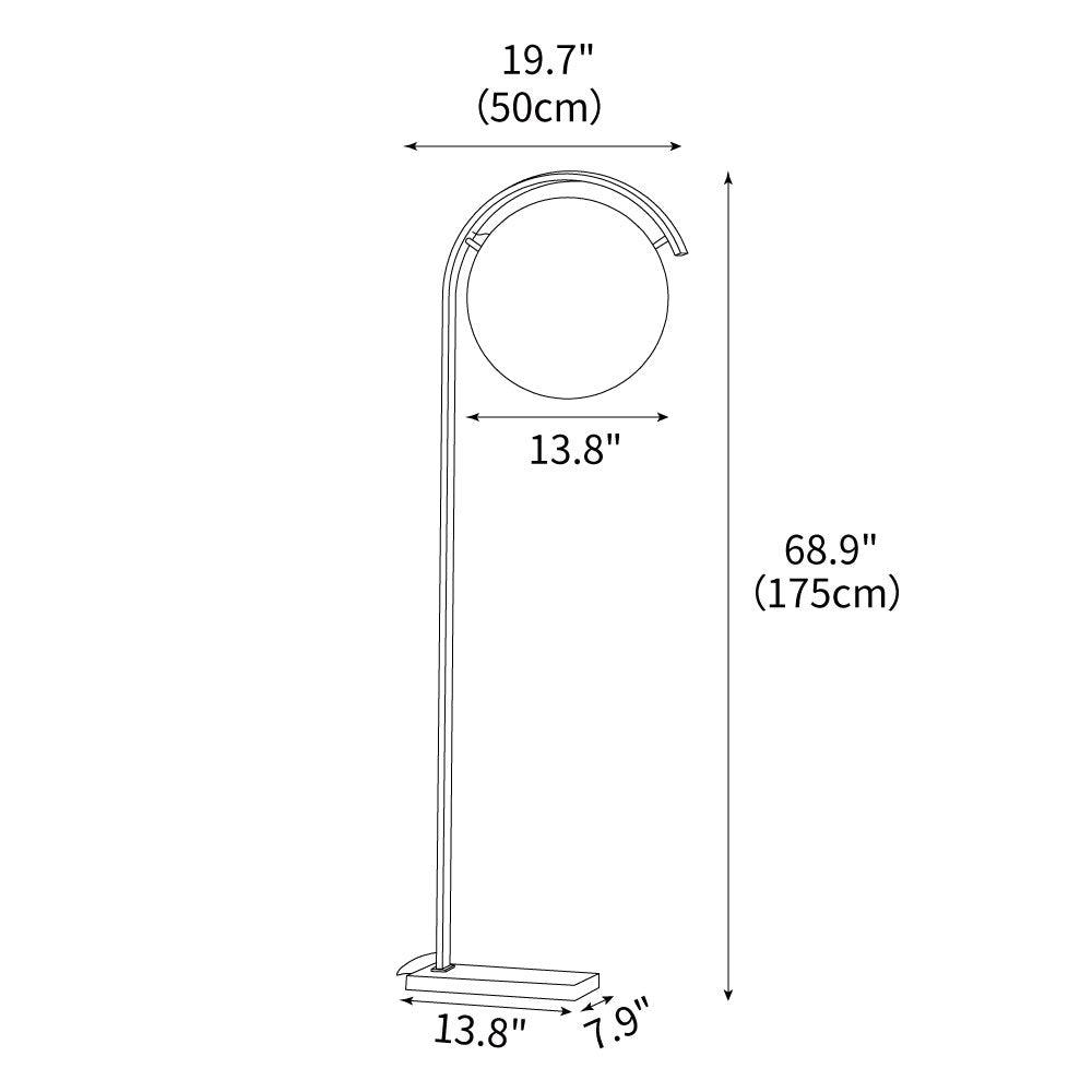 Alvi Floor Light 19.7", Floor Lamp, detail 3