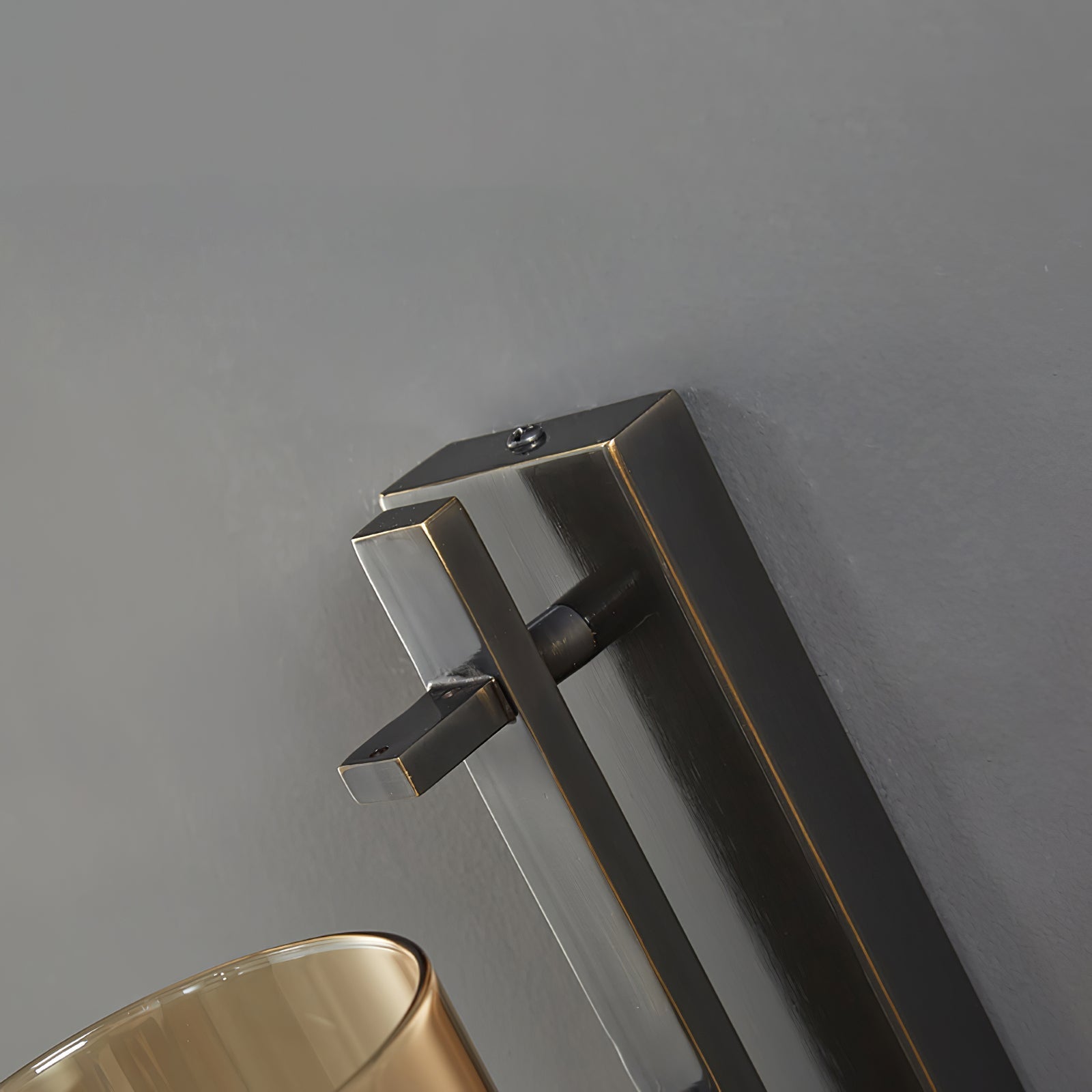 Amalfi Wall Light - Dia 10cm x H 40cm Metal, Hardwired Wall Sconce, detail 10