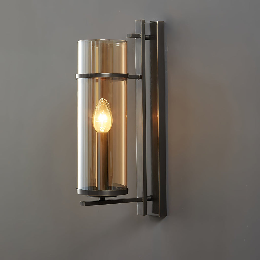 Amalfi Wall Light - Dia 10cm x H 40cm Metal, Hardwired Wall Sconce, detail 13