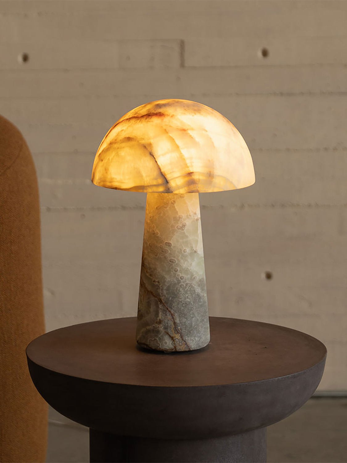 Aurora Jade Table Light, Bedside Table Lamp, detail 7