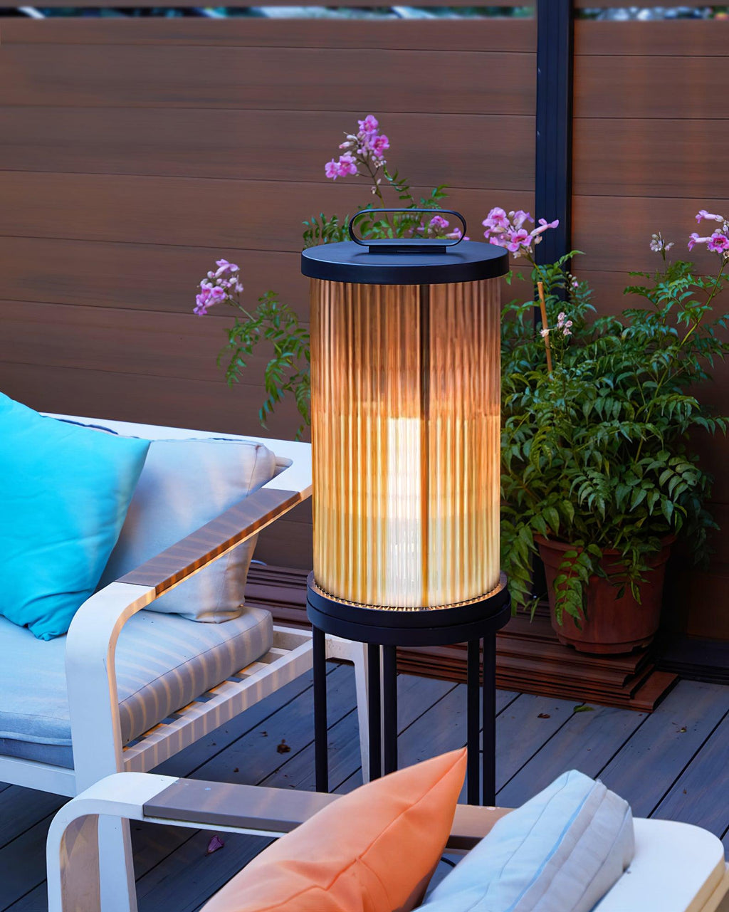Lantern Garden Solar Exterior Light - ∅ 7.9″ x H 14.2″ Stainless Steel, Outdoor Wall Light, detail 26