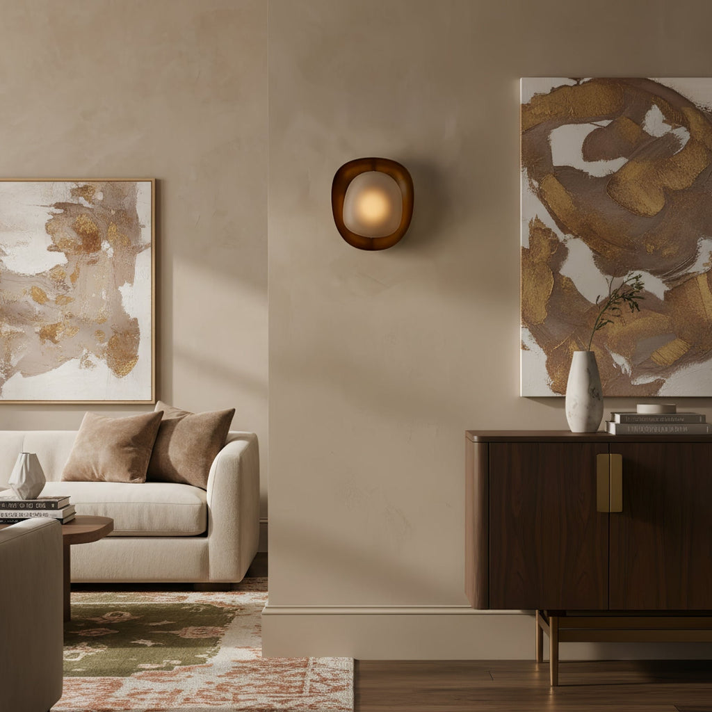 Amorphous Wall Light, Hardwired Wall Sconce, detail 9