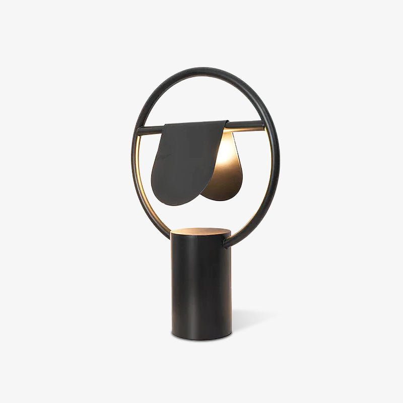 Anae Table Light, Bedside Table Lamp, Metal, ∅ 11.8″ x H 20.5″