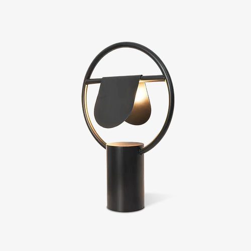 Anae Table Light, Bedside Table Lamp, Metal, ∅ 11.8″ x H 20.5″