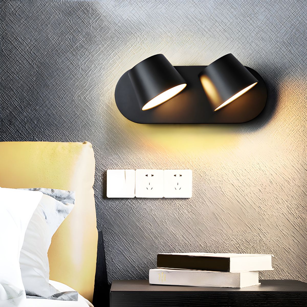 Angle Adjustable Reading Wall Light, Hardwired Wall Sconce, detail 2