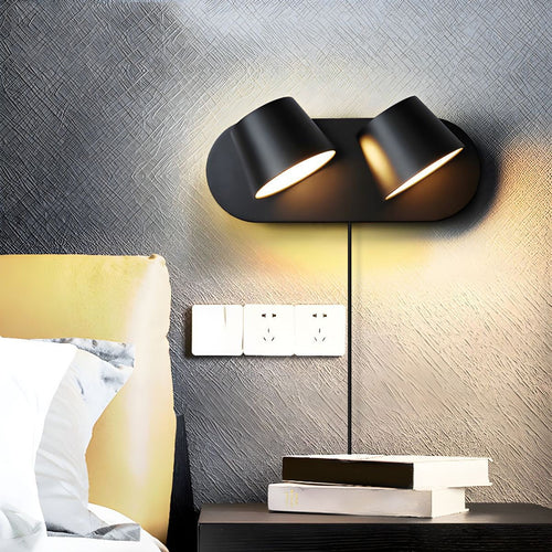 Angle Adjustable Plug-In Wall Light, Plug-In Wall Sconce, detail 2