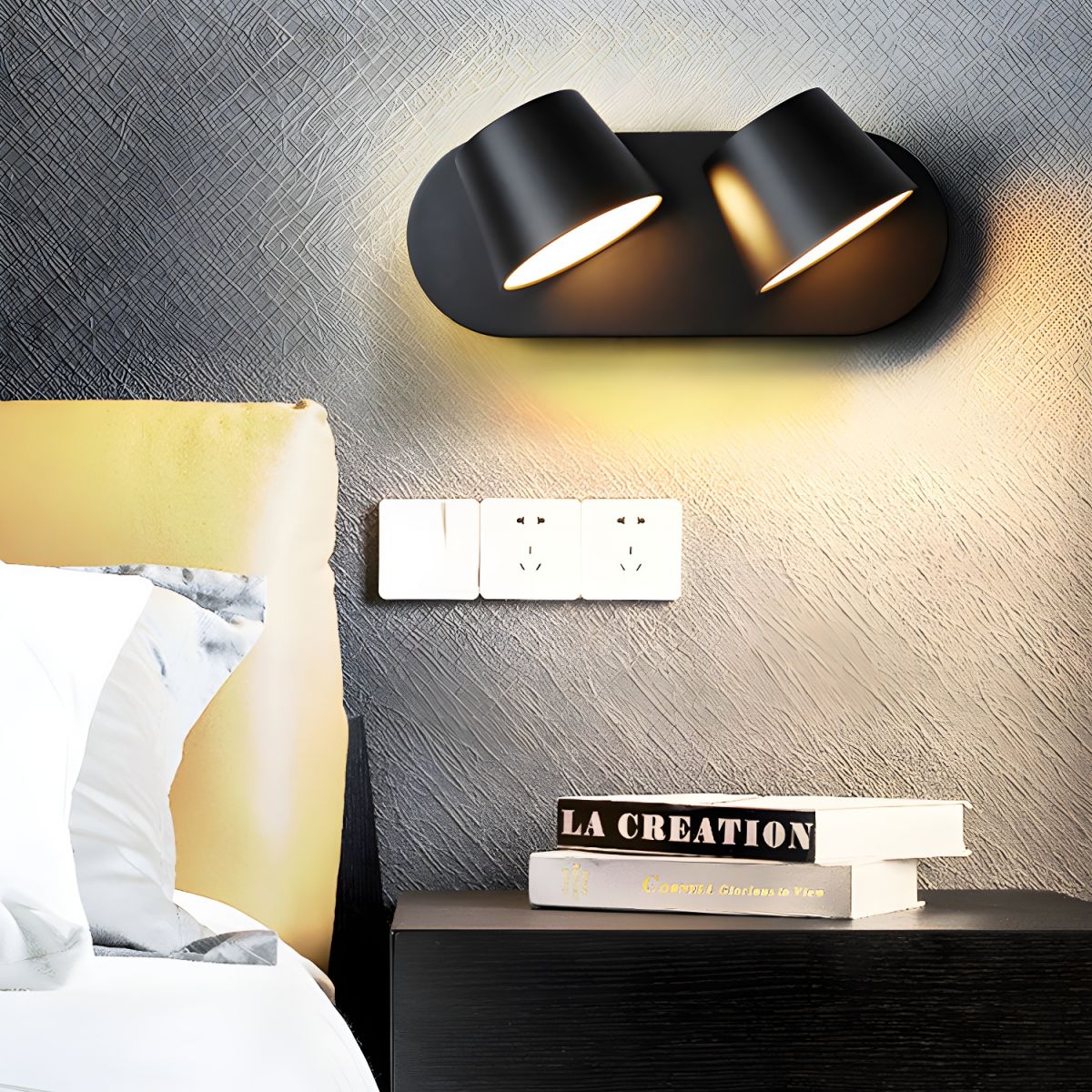 Angle Adjustable Plug-In Wall Light, Plug-In Wall Sconce, detail 37