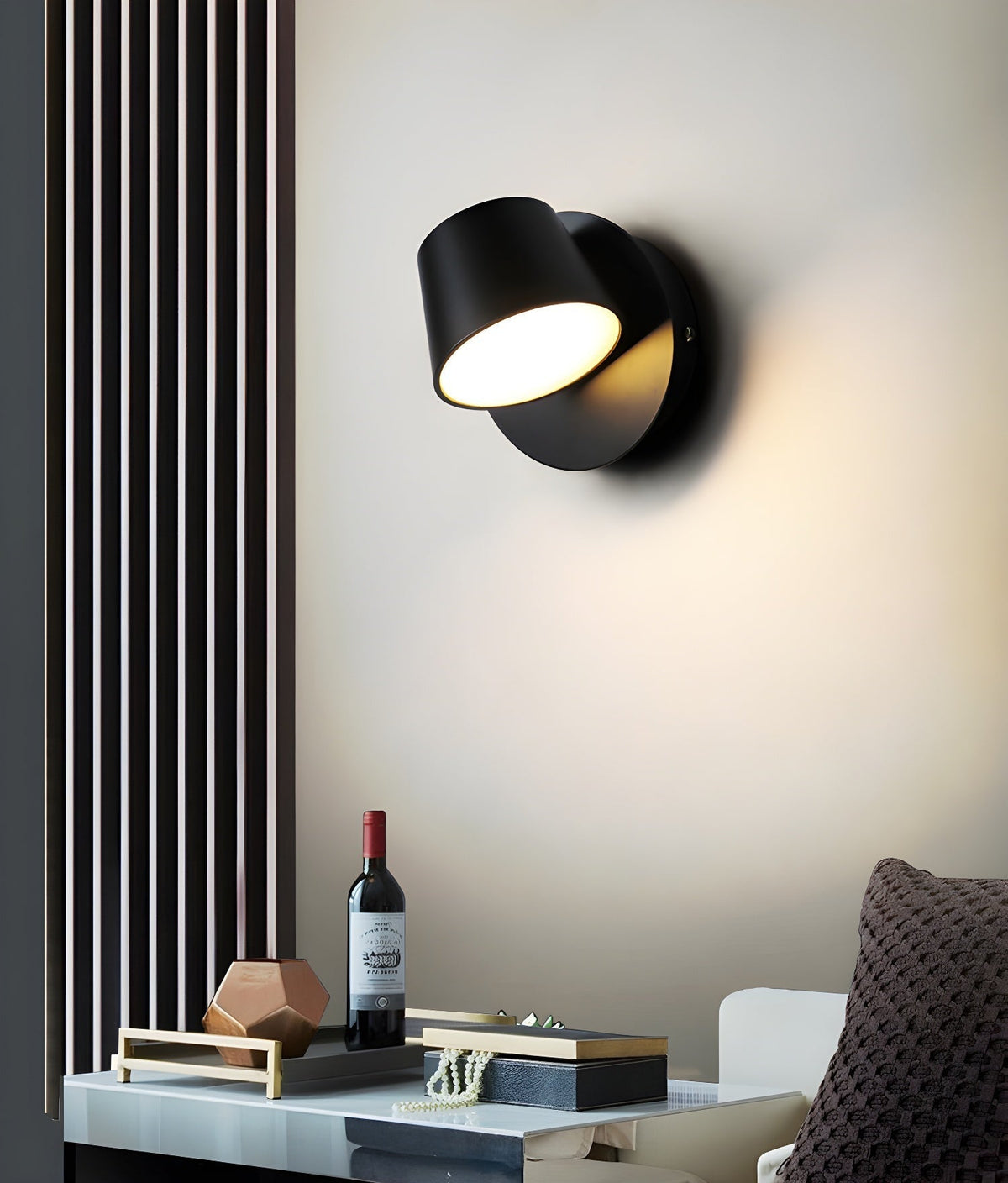 Angle Adjustable Reading Wall Light, Hardwired Wall Sconce, detail 7