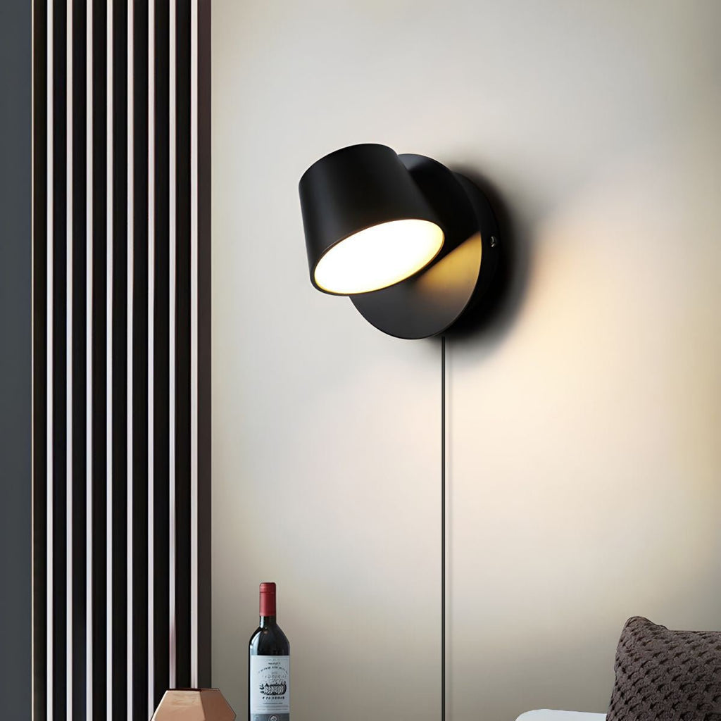 Angle Adjustable Plug-In Wall Light, Plug-In Wall Sconce, detail 4