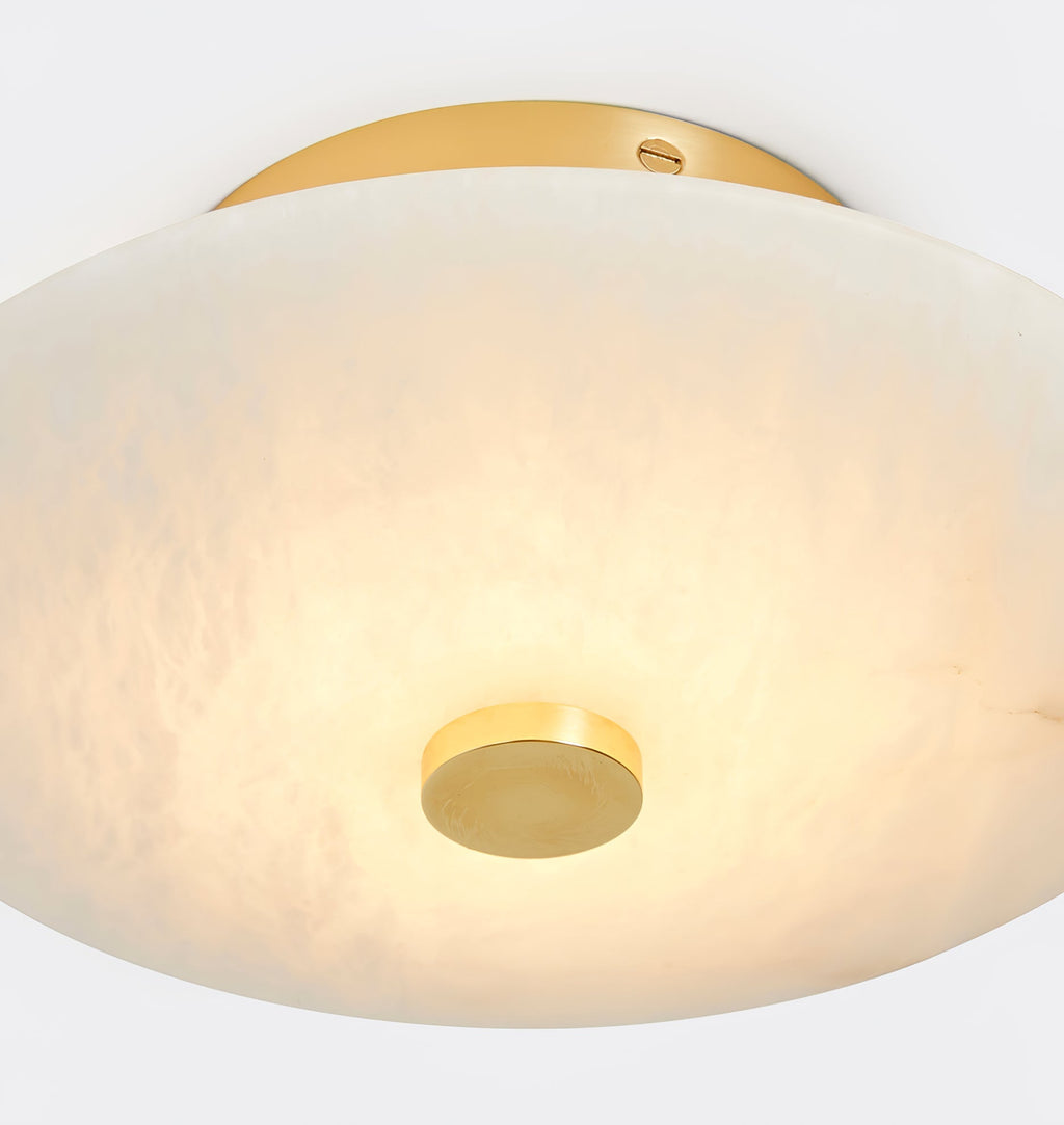 Ankeny Alabaster Wall Light, Hardwired Wall Sconce, detail 9