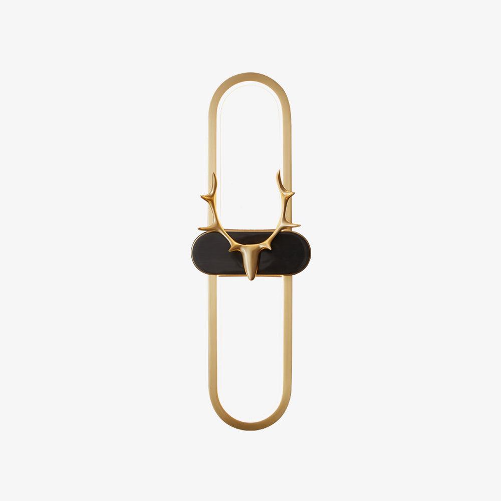 Antlers Halo Wall Light, Bedroom Wall Sconce, detail 2