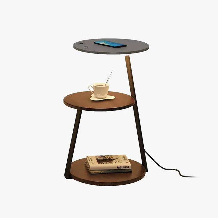 Antony Side Floor Light, Floor Lamp, Iron, ∅ 14.2″ x H 23.6″
