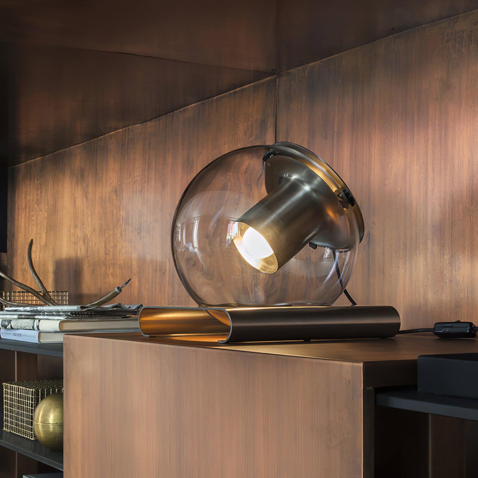 Anvia Glass Table Light, Bedside Table Lamp, detail 3
