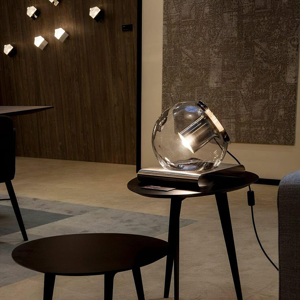 Anvia Glass Table Light, Bedside Table Lamp, detail 6