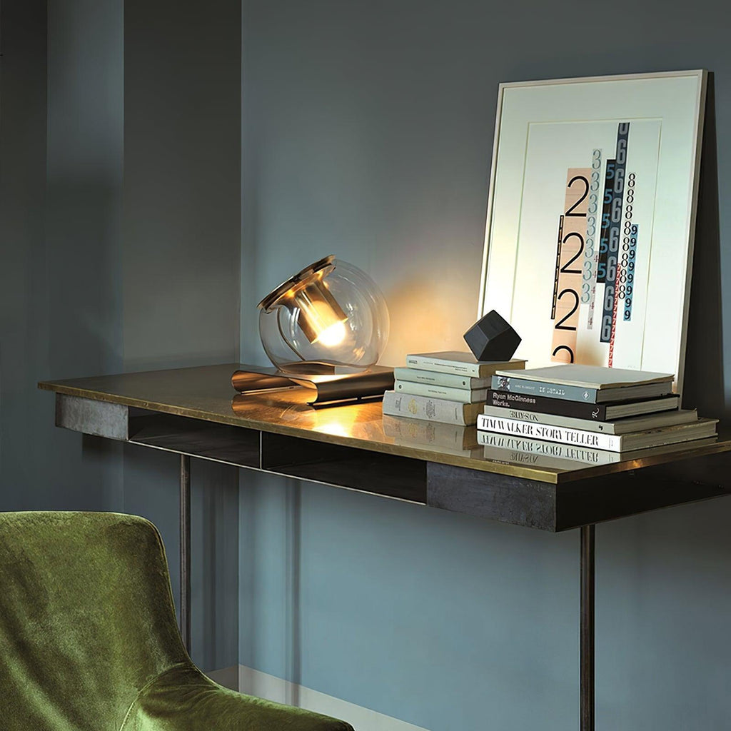 Anvia Glass Table Light, Bedside Table Lamp, detail 7
