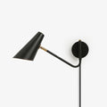 Apex Plug-in Wall Light, Plug-In Wall Sconce, Steel, Dia 42cm x H 19cm