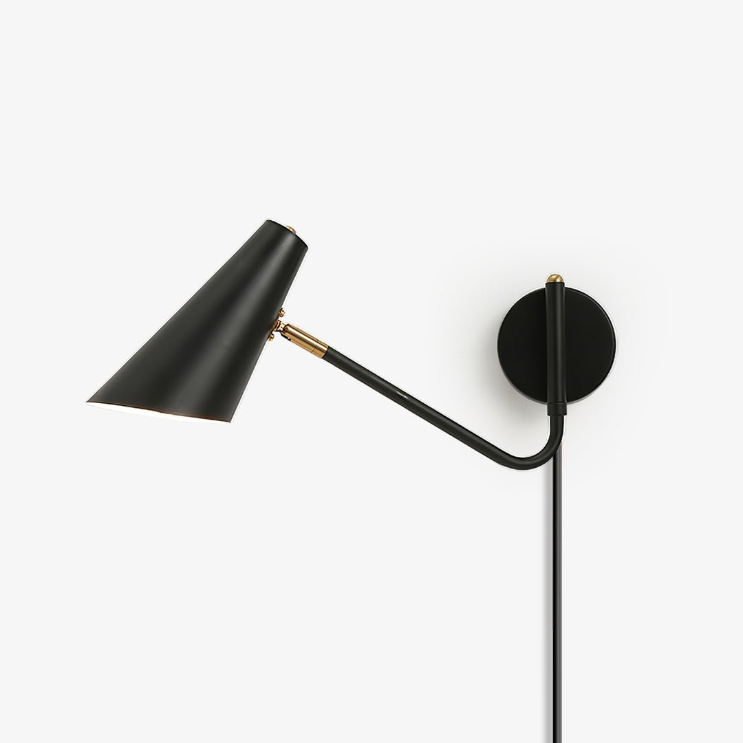 Apex Plug-in Wall Light, Plug-In Wall Sconce, Steel, Dia 42cm x H 19cm