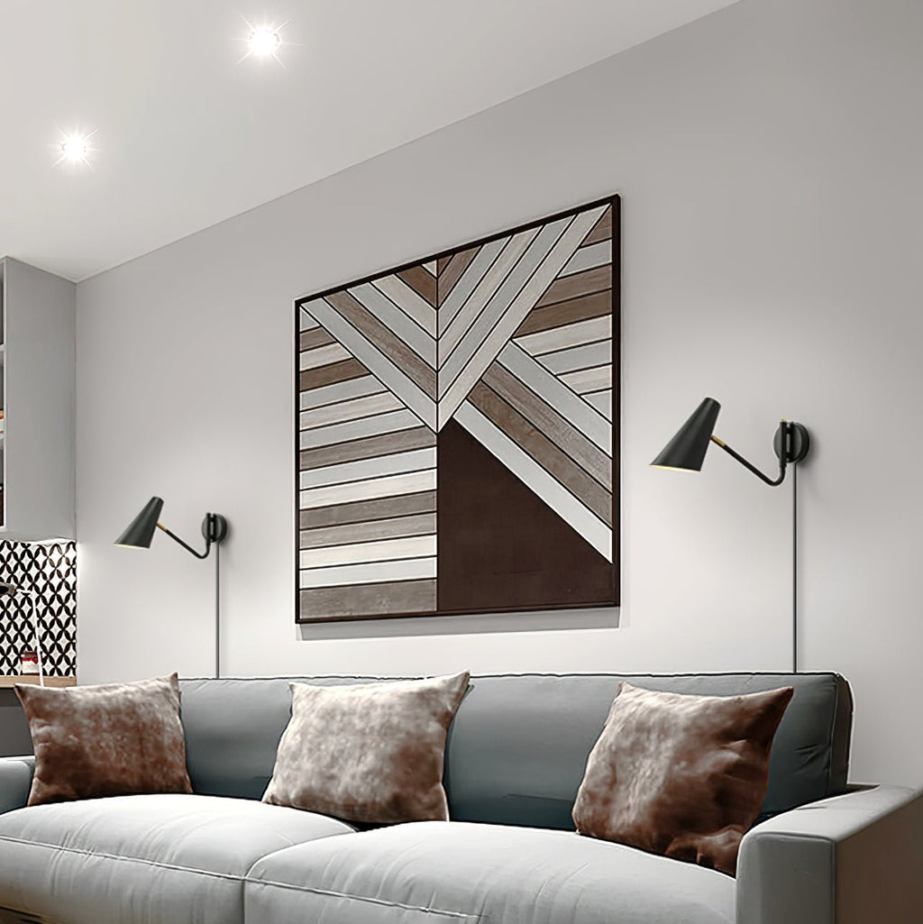 Apex Plug-in Wall Light, Plug-In Wall Sconce, detail 6