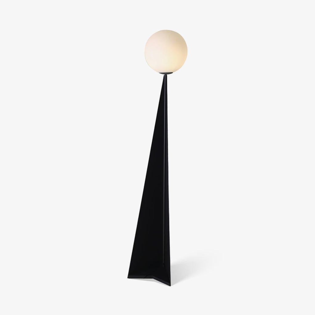 Apex Sphere Floor Light, Floor Lamp, Metal, ∅ 11.8″ x H 66.9″